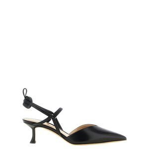 Fendi Black Calfskin Mid Heel Women's Pumps